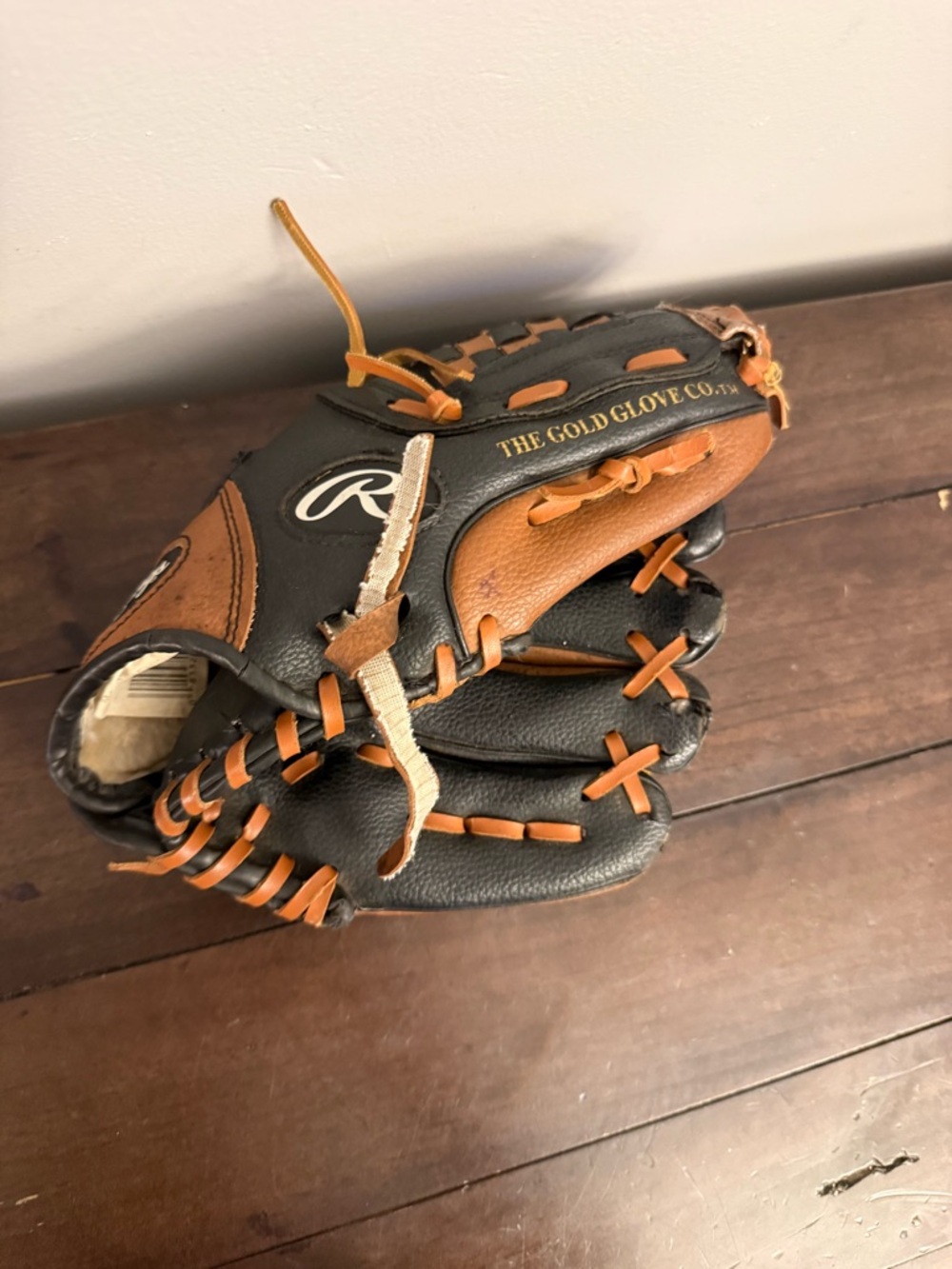 Rawlings Gold Glove Co ERBB5 Youth Baseball Glove Basket Web Black Brown RH
